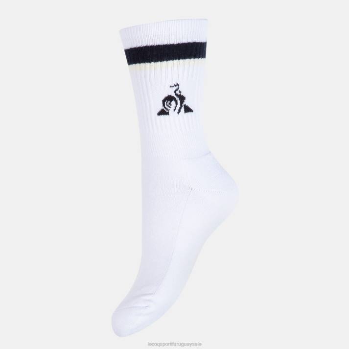 accesorios XFVP287 hombres Le Coq Sportif calcetines de futbol blancos