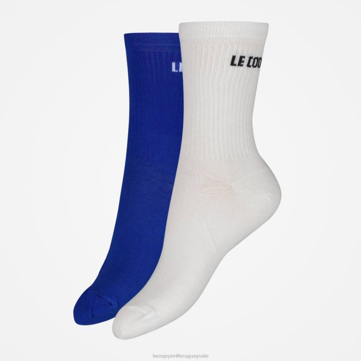 accesorios XFVP293 hombres Le Coq Sportif calcetines blancos