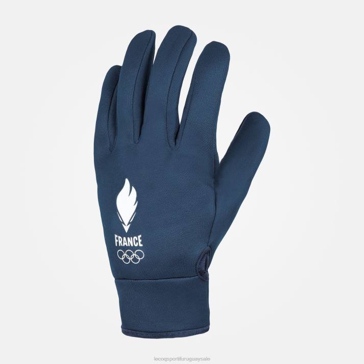 accesorios XFVP709 hombres Le Coq Sportif guantes azules