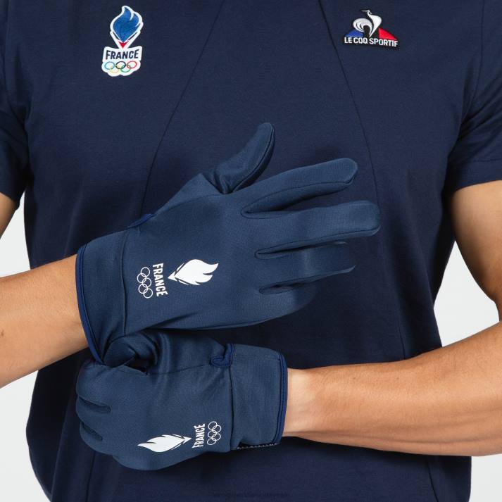accesorios XFVP709 hombres Le Coq Sportif guantes azules