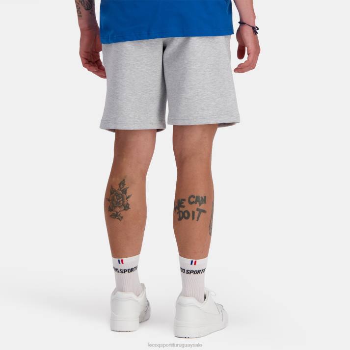 ropa XFVP218 hombres Le Coq Sportif pantalones cortos grises