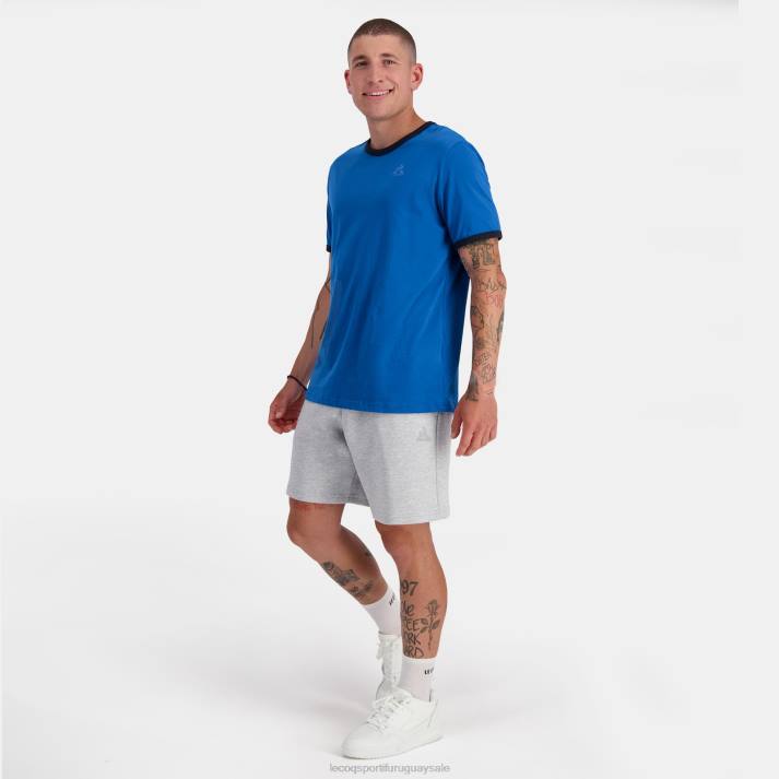 ropa XFVP218 hombres Le Coq Sportif pantalones cortos grises