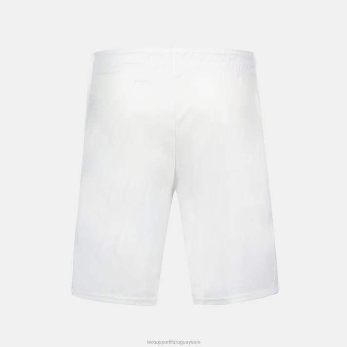 ropa XFVP226 hombres Le Coq Sportif pantalones cortos blancos