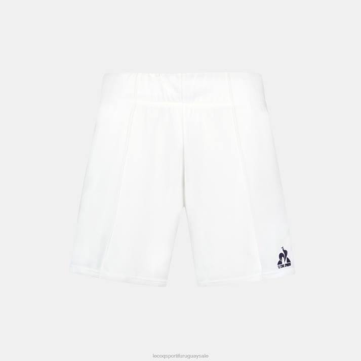 ropa XFVP228 hombres Le Coq Sportif pantalones cortos blancos