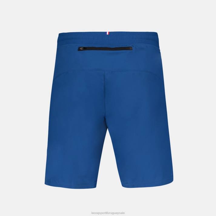 ropa XFVP236 hombres Le Coq Sportif pantalones cortos azul