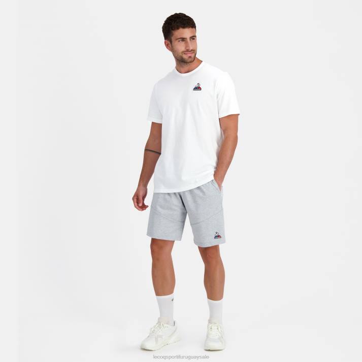 ropa XFVP240 hombres Le Coq Sportif pantalones cortos grises