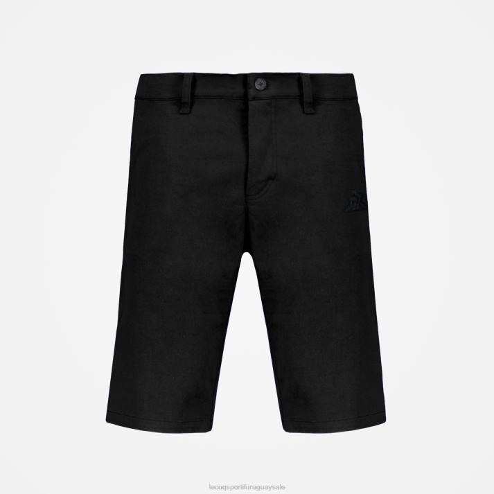 ropa XFVP243 hombres Le Coq Sportif pantalones cortos negros
