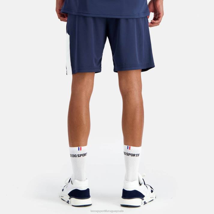 ropa XFVP244 hombres Le Coq Sportif pantalones cortos azul