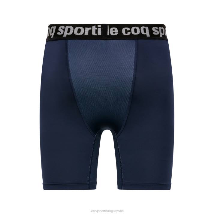 ropa XFVP512 hombres Le Coq Sportif pantalones cortos azul