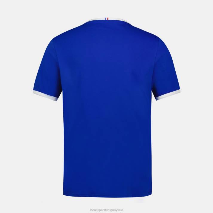 ropa XFVP139 hombres Le Coq Sportif camiseta de moda azul