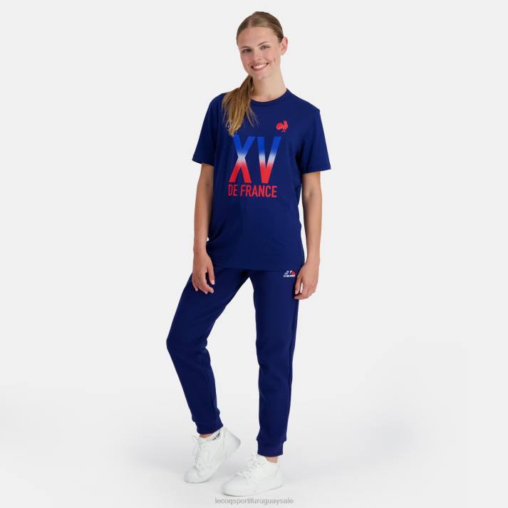 ropa XFVP141 hombres Le Coq Sportif camiseta - xv de france azul