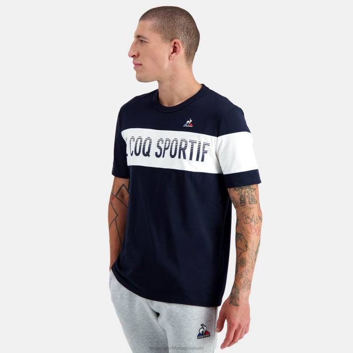 ropa XFVP142 hombres Le Coq Sportif camiseta de moda azul XFVP142 Ropa deportiva duradera Le Coq Sportif Uruguay Le Coq Sportif sandalias Fusion de deporte y estilo