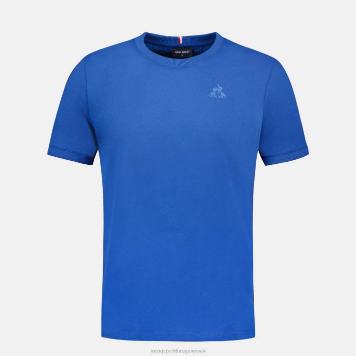 ropa XFVP144 hombres Le Coq Sportif camiseta de moda azul