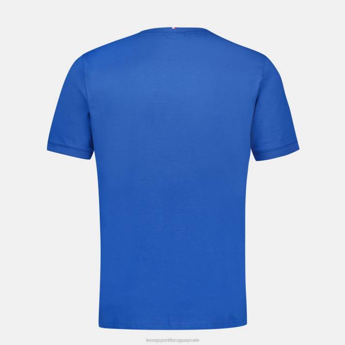 ropa XFVP144 hombres Le Coq Sportif camiseta de moda azul