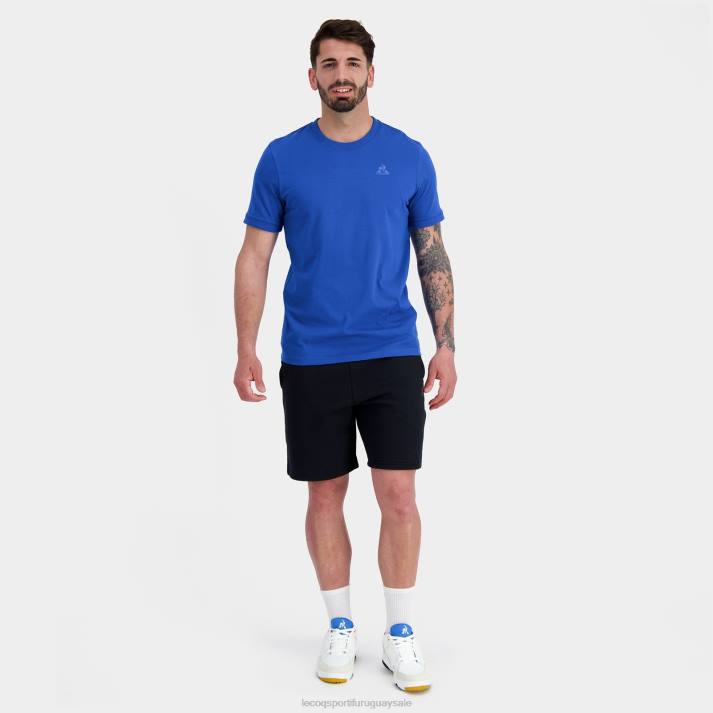ropa XFVP144 hombres Le Coq Sportif camiseta de moda azul