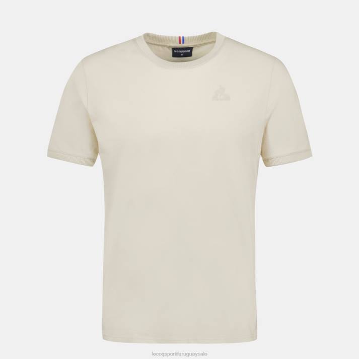 ropa XFVP156 hombres Le Coq Sportif camiseta de moda marrón