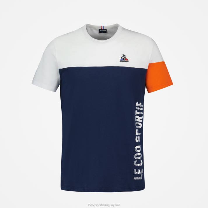 ropa XFVP163 hombres Le Coq Sportif camiseta de moda azul