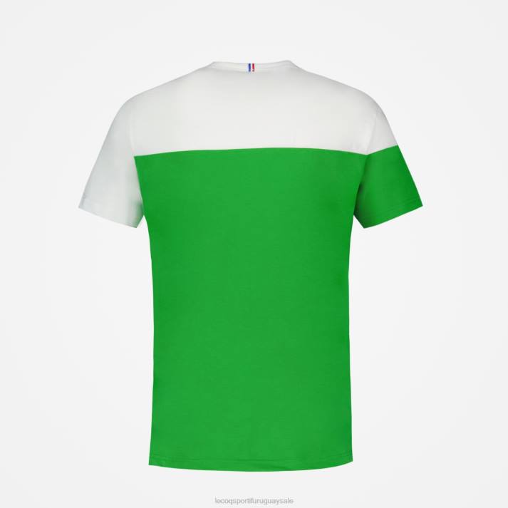 ropa XFVP164 hombres Le Coq Sportif camiseta de moda verde