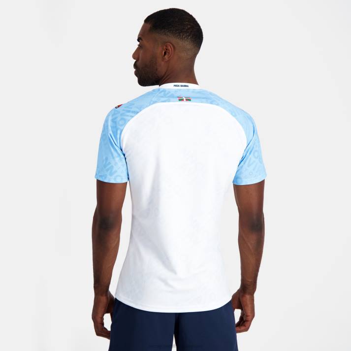 ropa XFVP168 hombres Le Coq Sportif camiseta de moda azul