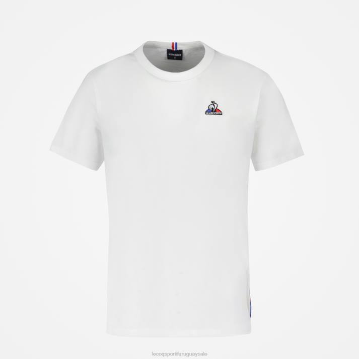 ropa XFVP170 hombres Le Coq Sportif camiseta de moda blanca