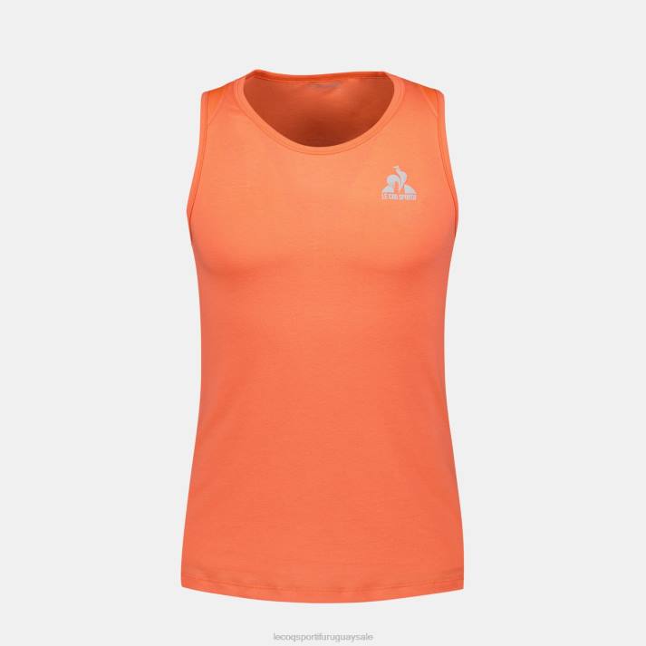 ropa XFVP175 hombres Le Coq Sportif chaleco naranja