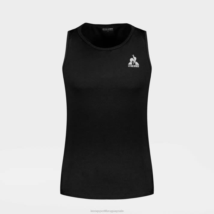 ropa XFVP177 hombres Le Coq Sportif chaleco negro