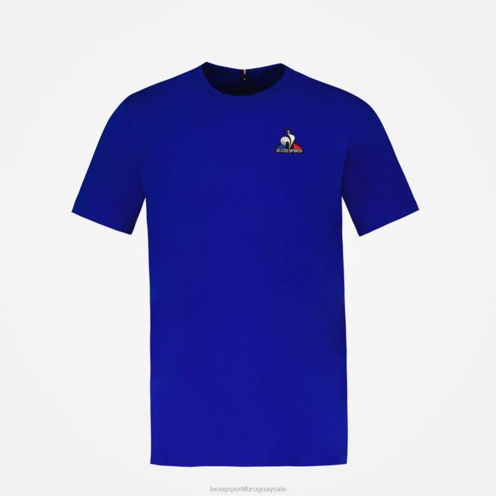 ropa XFVP178 hombres Le Coq Sportif camiseta de moda azul
