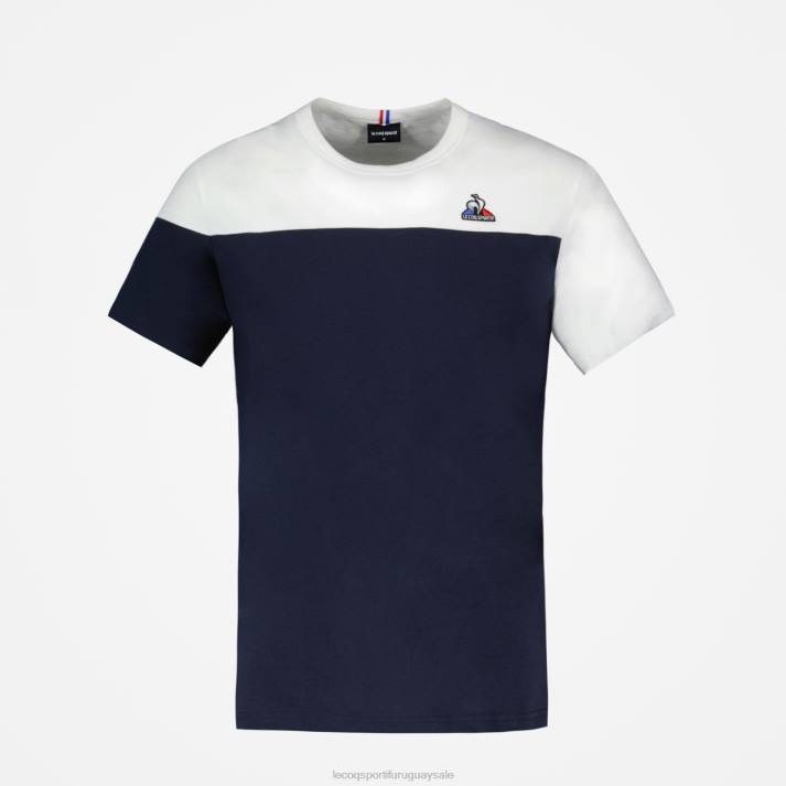 ropa XFVP182 hombres Le Coq Sportif camiseta de moda azul