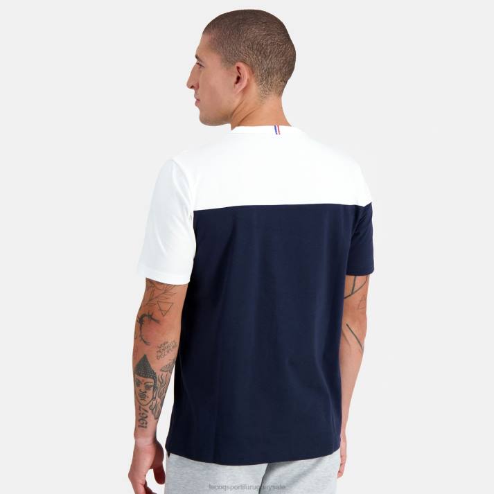 ropa XFVP182 hombres Le Coq Sportif camiseta de moda azul