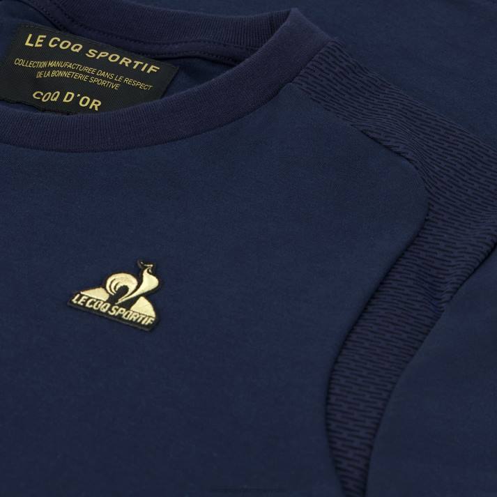 ropa XFVP183 hombres Le Coq Sportif camiseta azul