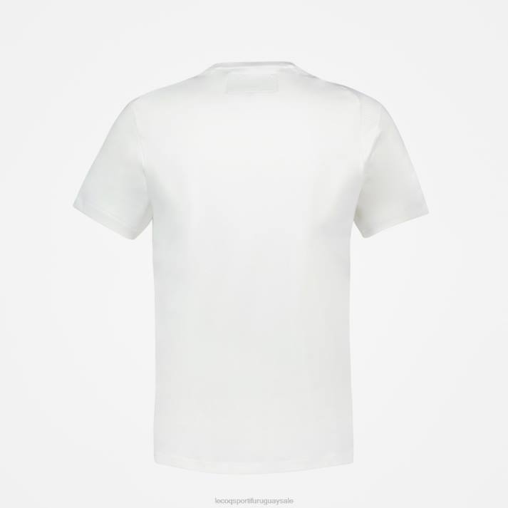 ropa XFVP184 hombres Le Coq Sportif camiseta blanca