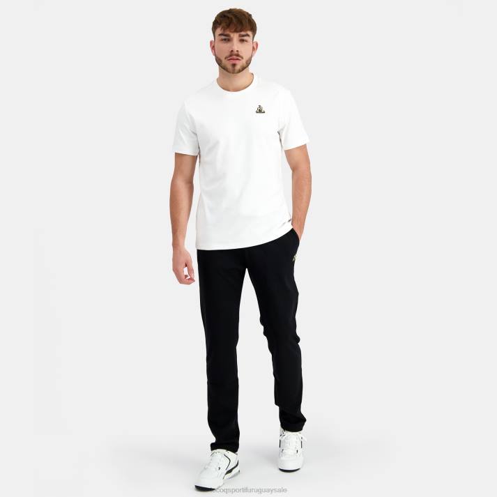 ropa XFVP184 hombres Le Coq Sportif camiseta blanca