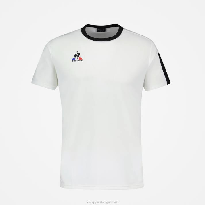 ropa XFVP186 hombres Le Coq Sportif camiseta blanca