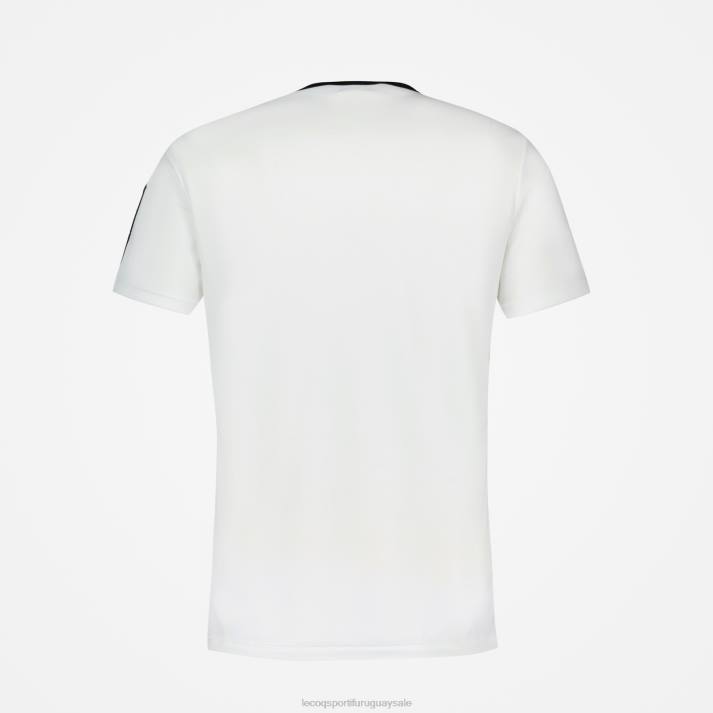 ropa XFVP186 hombres Le Coq Sportif camiseta blanca
