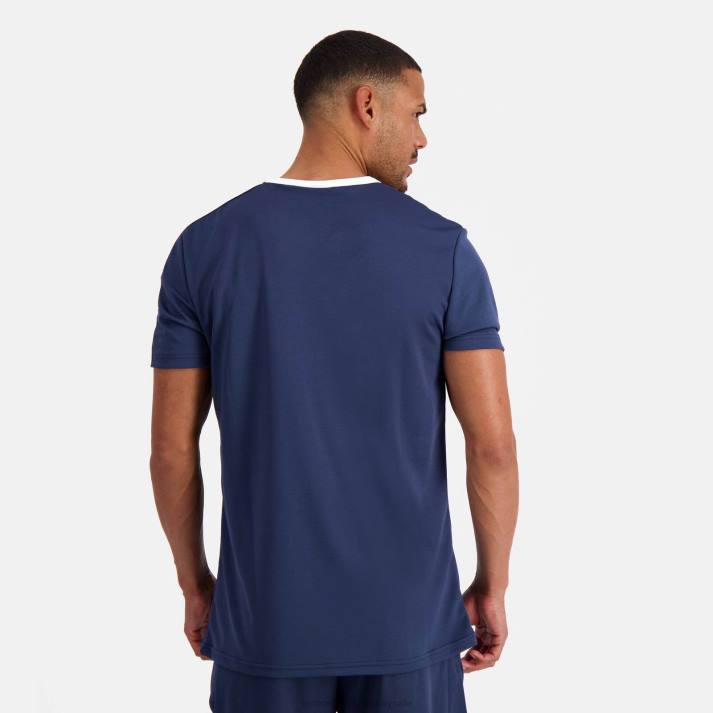 ropa XFVP187 hombres Le Coq Sportif camiseta azul