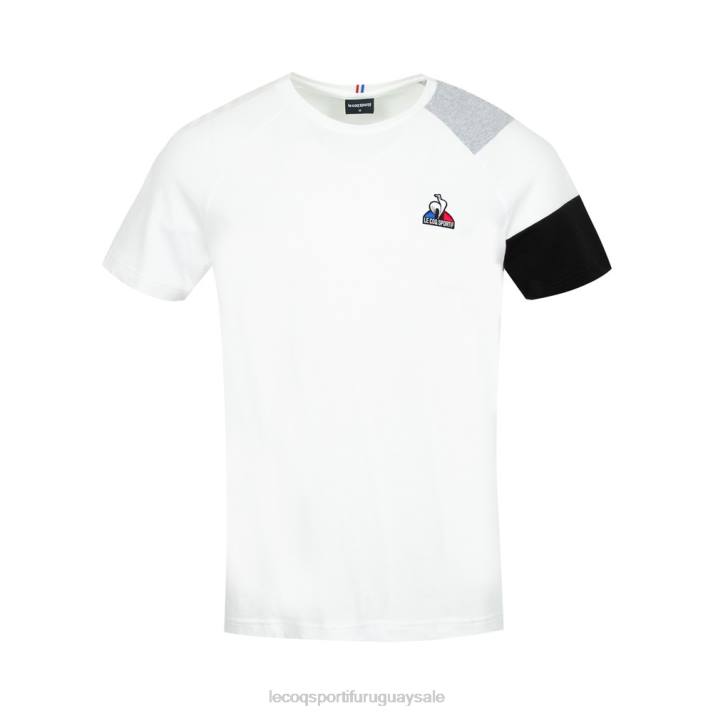 ropa XFVP189 hombres Le Coq Sportif camiseta blanca