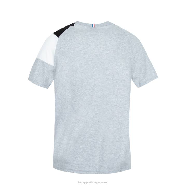 ropa XFVP190 hombres Le Coq Sportif camiseta gris