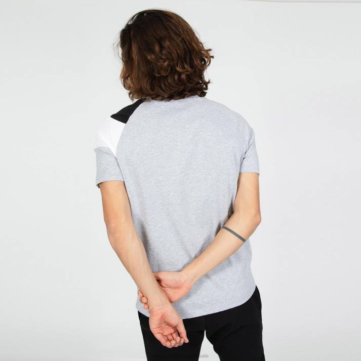 ropa XFVP190 hombres Le Coq Sportif camiseta gris