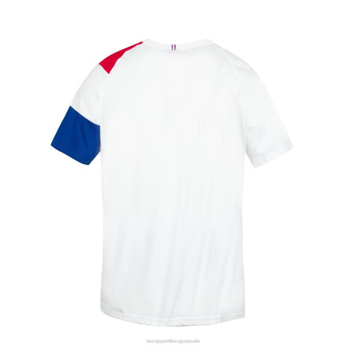 ropa XFVP191 hombres Le Coq Sportif camiseta blanca