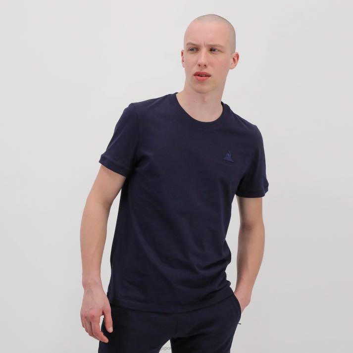ropa XFVP193 hombres Le Coq Sportif camiseta azul