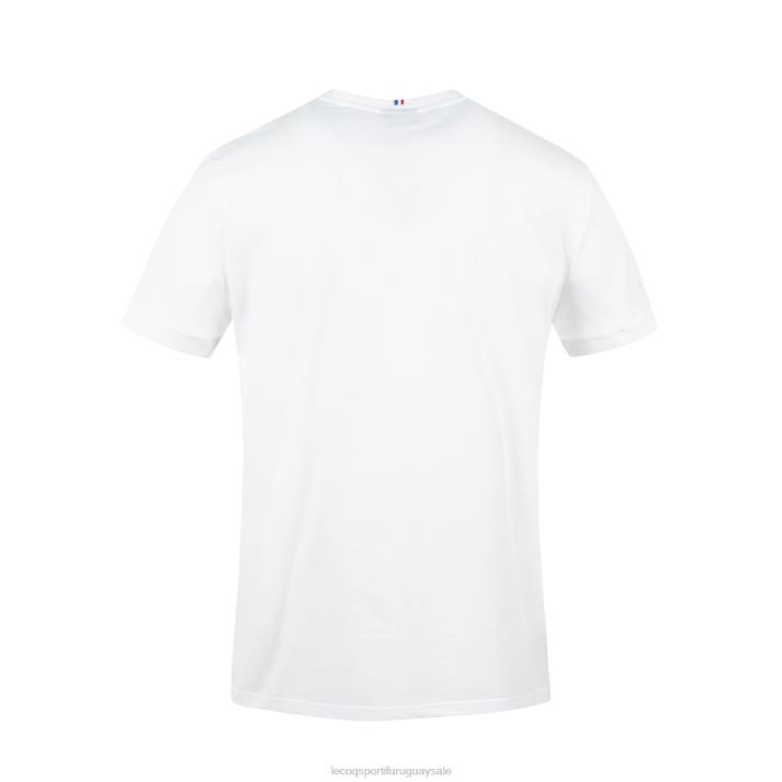 ropa XFVP194 hombres Le Coq Sportif camiseta blanca