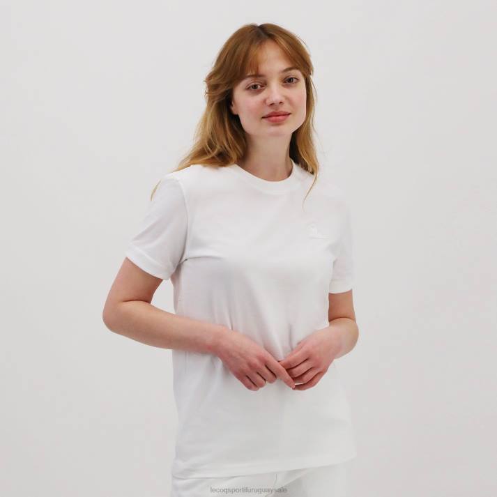 ropa XFVP194 hombres Le Coq Sportif camiseta blanca