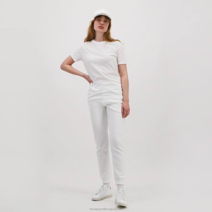 ropa XFVP194 hombres Le Coq Sportif camiseta blanca