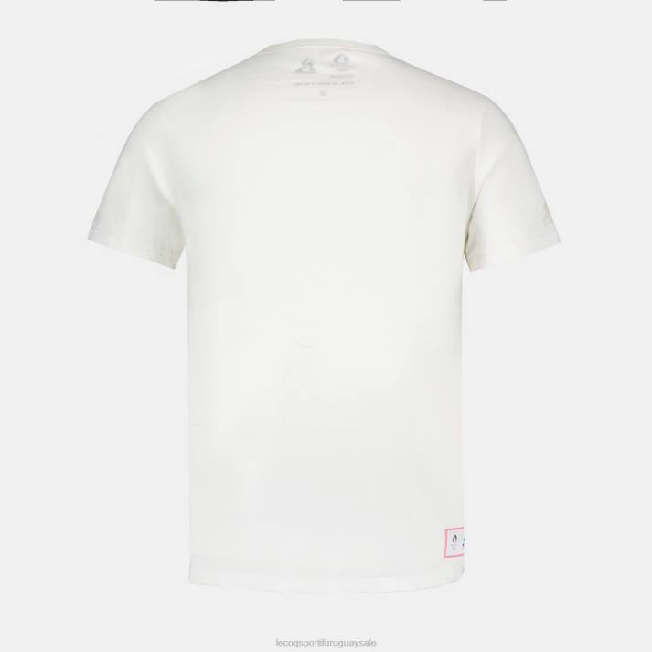ropa XFVP201 hombres Le Coq Sportif camiseta blanca