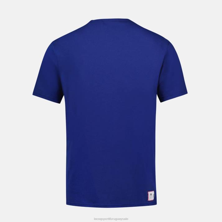 ropa XFVP203 hombres Le Coq Sportif camiseta azul
