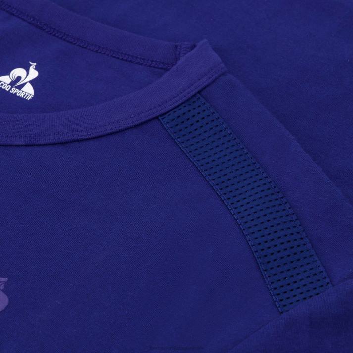 ropa XFVP203 hombres Le Coq Sportif camiseta azul