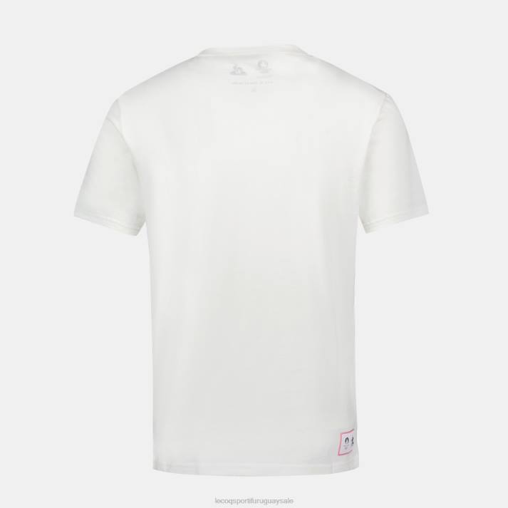 ropa XFVP205 hombres Le Coq Sportif camiseta blanca
