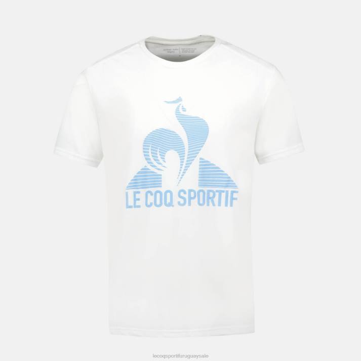 ropa XFVP206 hombres Le Coq Sportif camiseta blanca