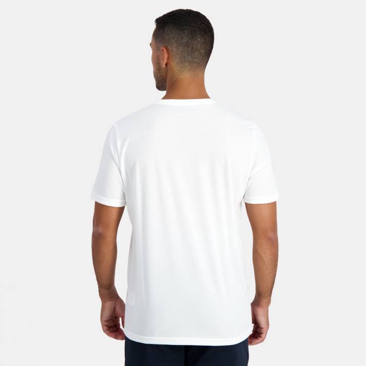 ropa XFVP206 hombres Le Coq Sportif camiseta blanca