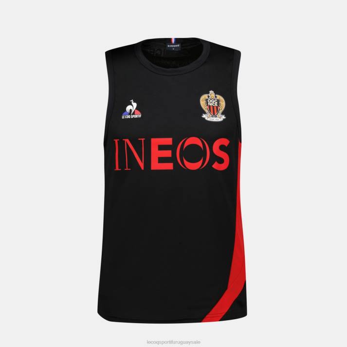 ropa XFVP207 hombres Le Coq Sportif chaleco negro